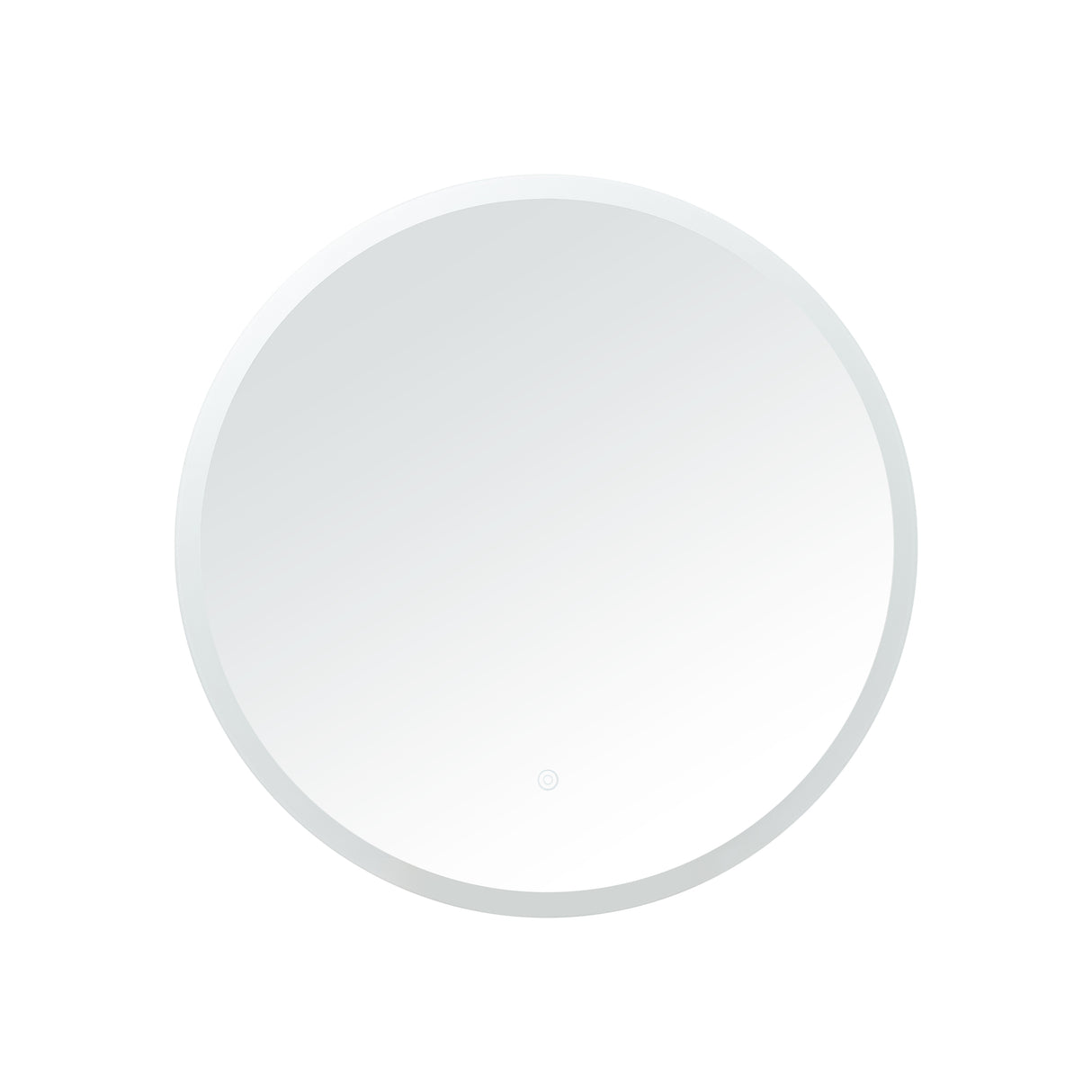 Eglo EU BUENAVISTA LED Bathroom Mirror Light – 600mm Round, Silver, Cool White, Touch Switch, IP44