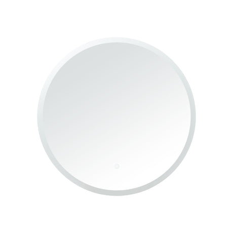 Eglo EU BUENAVISTA LED Bathroom Mirror Light – 600mm Round, Silver, Cool White, Touch Switch, IP44