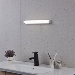 Eglo EU Tragacete 1 LED Chrome Plastic & Steel Bathroom Mirror Light, 45cm