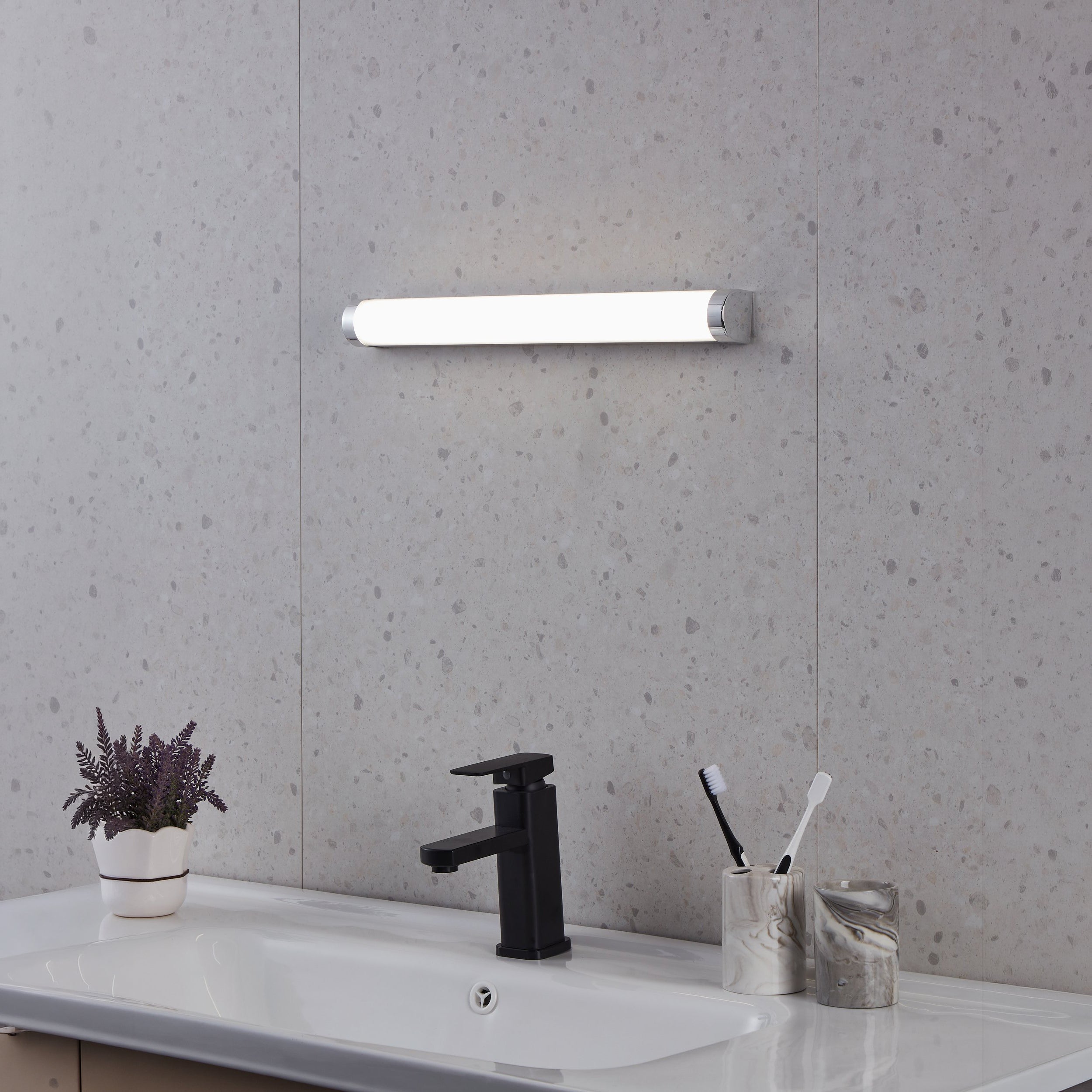 Eglo EU Padrogiano-Z Steel White LED Smart Control Rounded Flush Ceiling Light product image - Endon Lighting from First Light Direct with great prices and fast UK delivery
