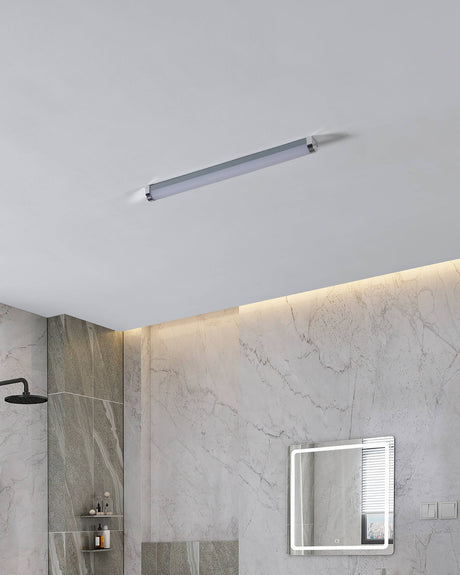 Eglo EU Tragacete 1 LED Chrome Plastic & Steel Bathroom Mirror Light
