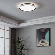 Eglo EU SELUCI LED Ceiling Light – Black Finish, Tuneable White 3000–6500K, Remote Control, 490mm Indoor Ceiling Light