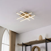 Eglo EU Marinello 1 Metal & Wood, Black/Brown LED Ceiling Light