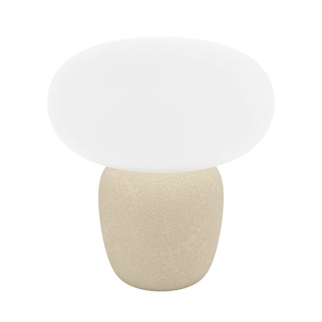 Eglo EU Cahuama Light Brown Ceramic & Glass Contemporary Table Lamp