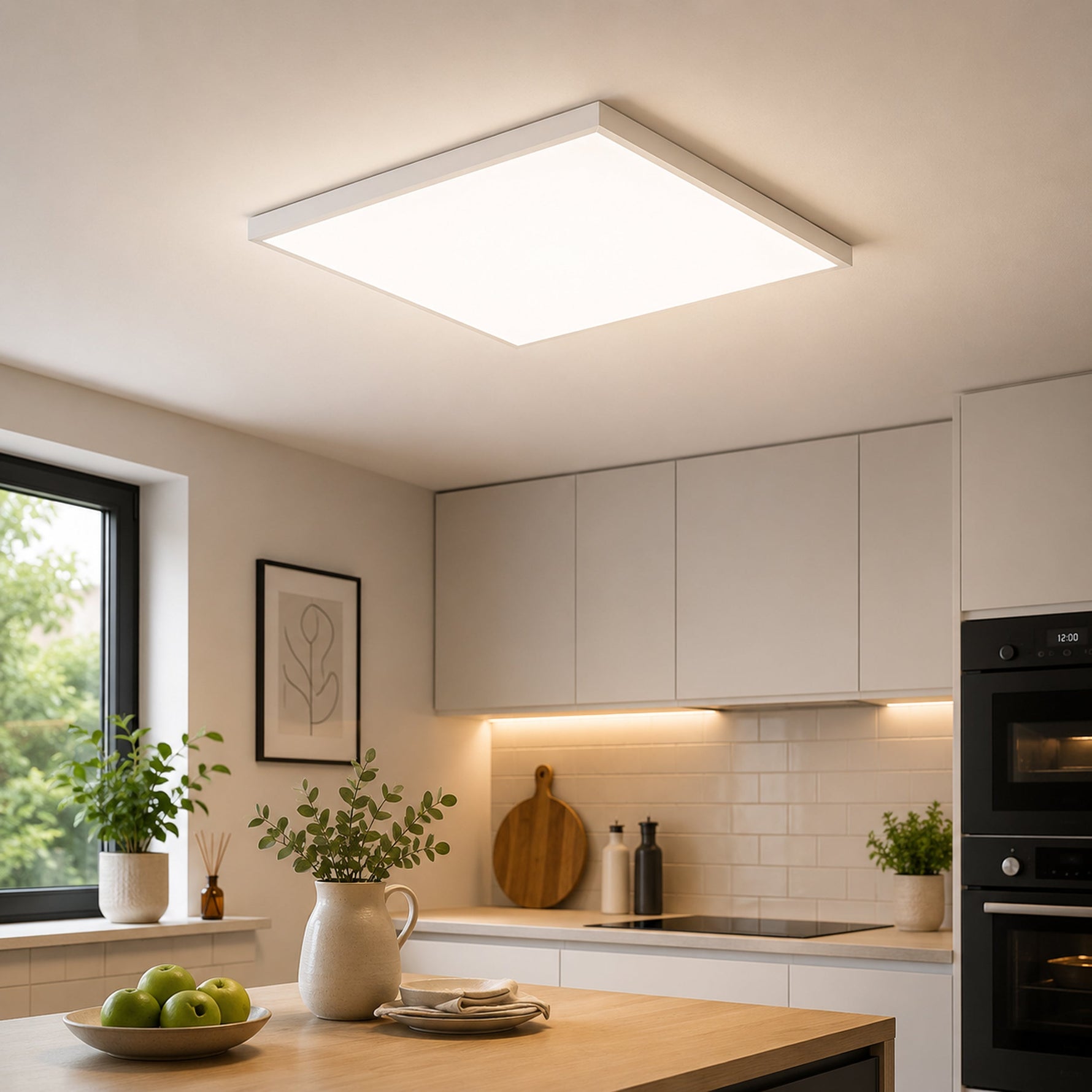 Eglo EU TRUPIANA LED Ceiling Light – RGB & Tuneable White, Dimmable, Remote Control, White, 2900lm product image - Endon Lighting from First Light Direct with great prices and fast UK delivery