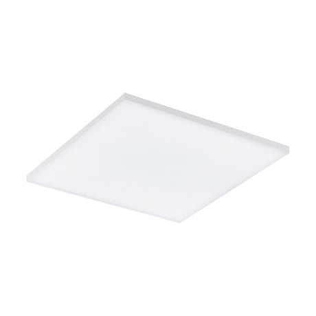 Eglo EU Turcona-CCT Steel & Aluminium White LED Ceiling Light, Square 43.7CM