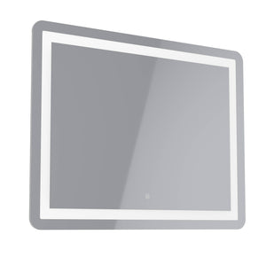 Eglo EU BUENAVISTA 1 LED Bathroom Mirror Light – 800mm Silver, 3?Step CCT Touch Switch, IP44