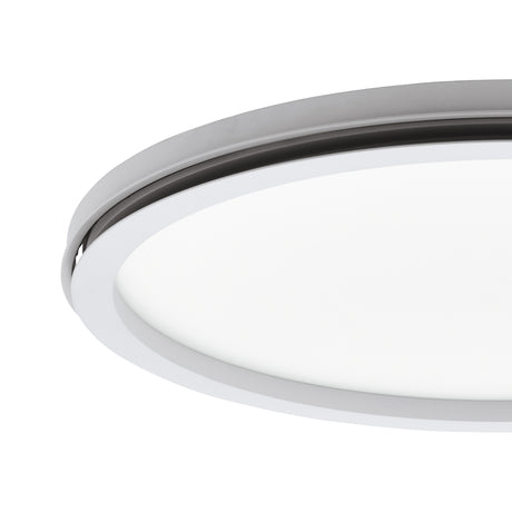 Eglo EU Lazaras Aluminium & Steel Round LED Ceiling Light, 45cm