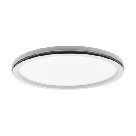 Eglo EU Lazaras Aluminium & Steel Round LED Ceiling Light, 45cm