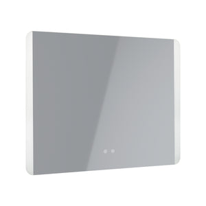 Eglo EU BUENAVISTA 2 LED Bathroom Mirror Light – 800mm Silver, Anti?Fog, 3?Step CCT Touch Switch, IP44