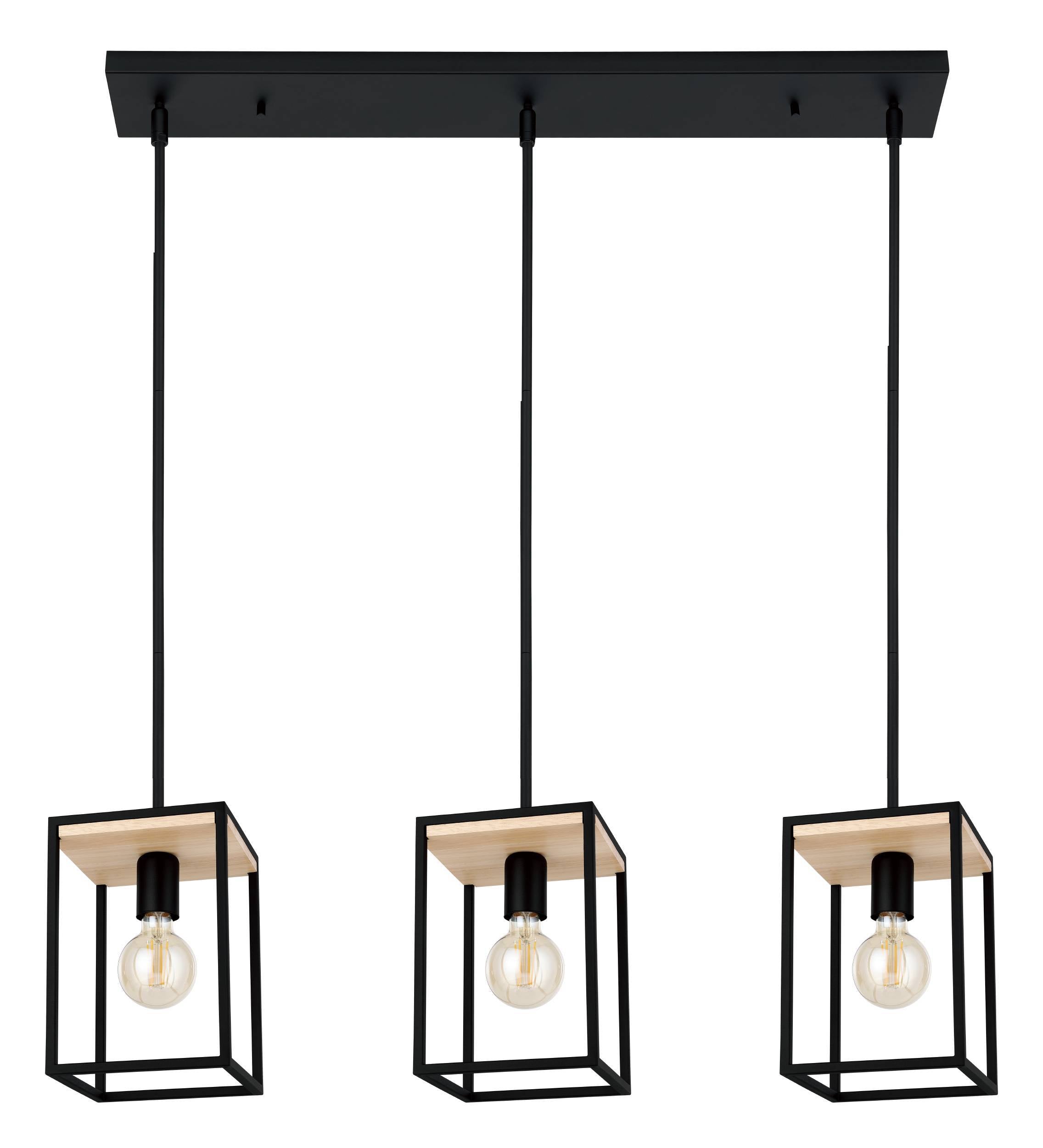 Eglo EU Barbano-Z Steel Black Modern Smart Control Pendant