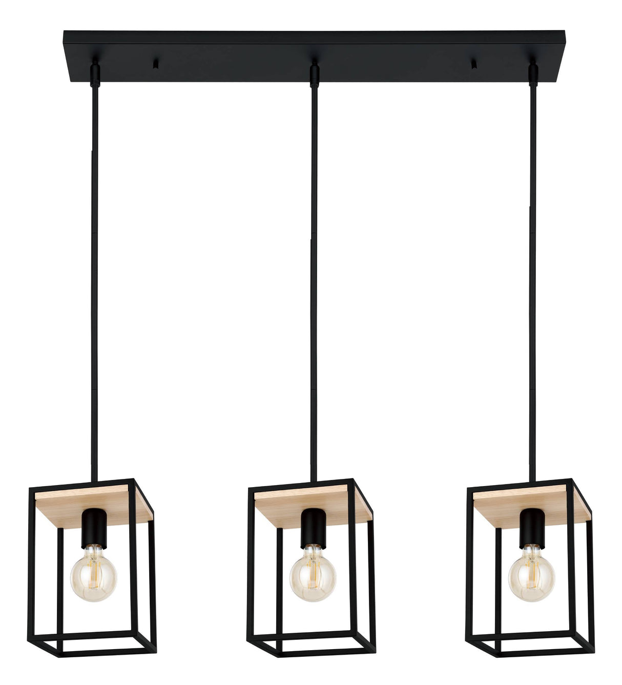 Eglo EU Barbano-Z Steel Black Modern Smart Control Pendant