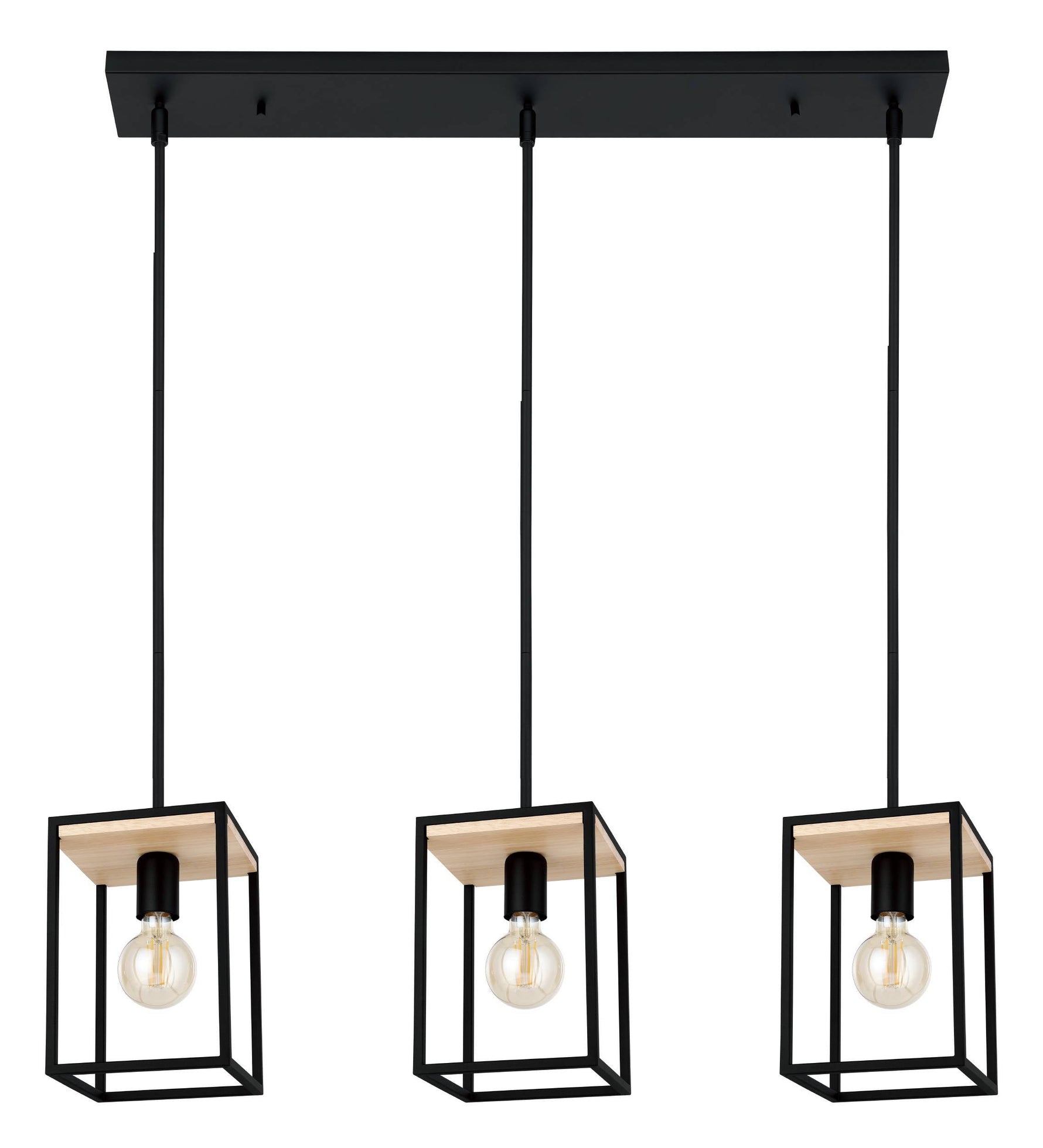Eglo EU Barbano-Z Steel Black Modern Smart Control Pendant