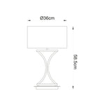 Endon Lighting Epalle - Twin Pack 99961 Epalle - Twin Pack Table Light