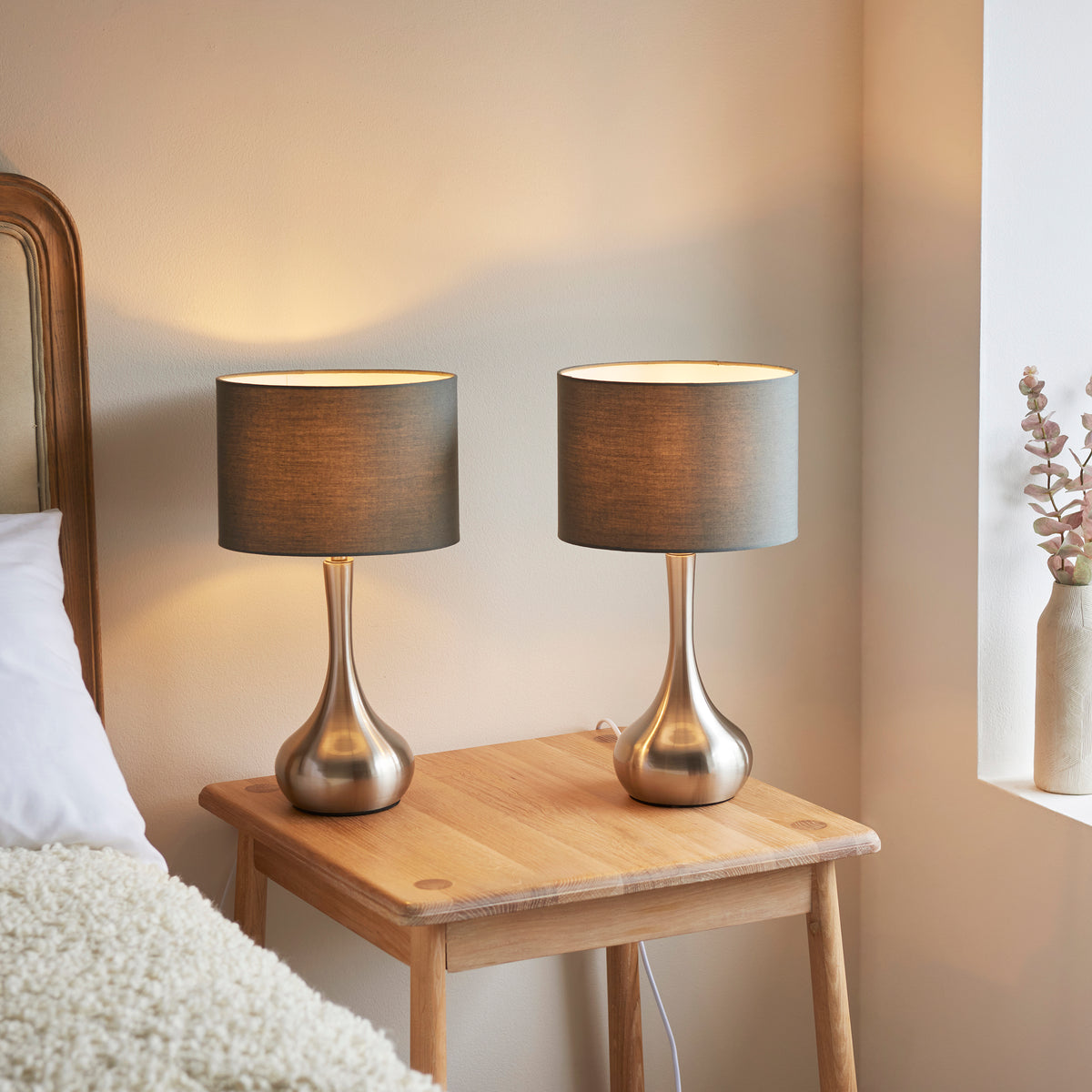 Endon Lighting Piccadilly - Twin Pack 99966 Piccadilly - Twin Pack Touch Table Light