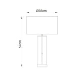 Endon Lighting Lessina - Twin Pack 99968 Lessina - Twin Pack Touch Table Light
