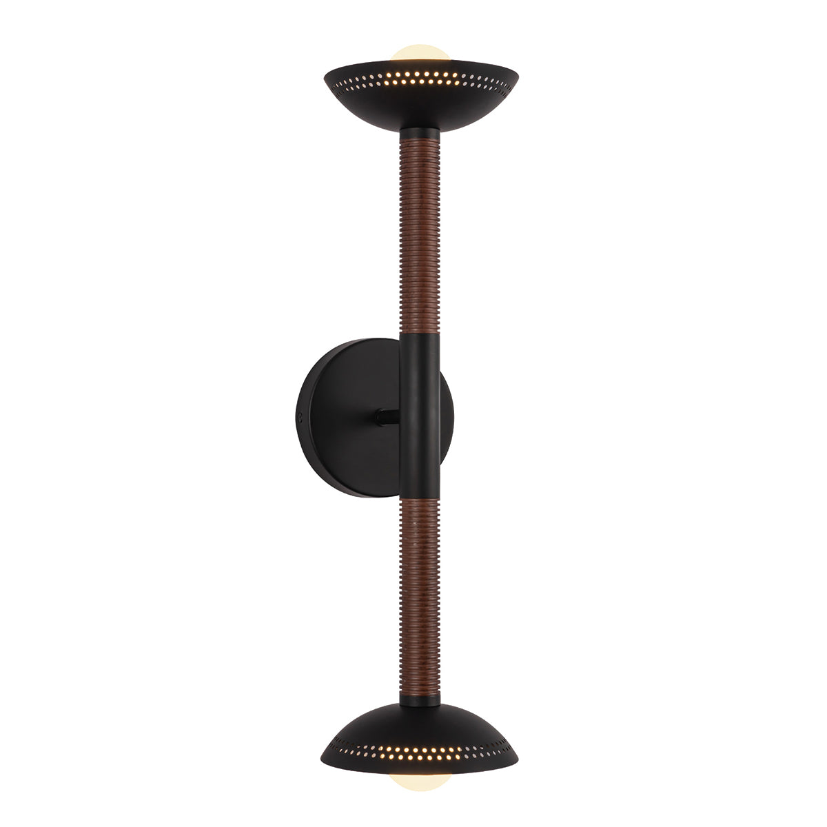 Arden 2 Light LED Wall Light  part no - ALM-ARDEN-LED-2WB-MB