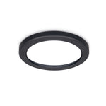 JCC Lighting JC131005 Skydisc™ Adjustable Wall/Ceiling Light attachable rim Black