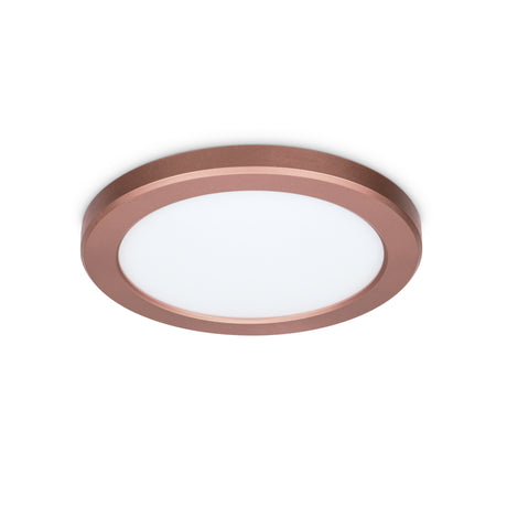 JCC Lighting JC131006 Skydisc™ Adjustable Wall/Ceiling Light attachable rim Rose Gold