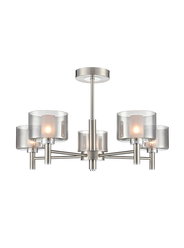 Franklite Argento 5lt Fitting in Satin Nickel Argento part no - FL2509-5