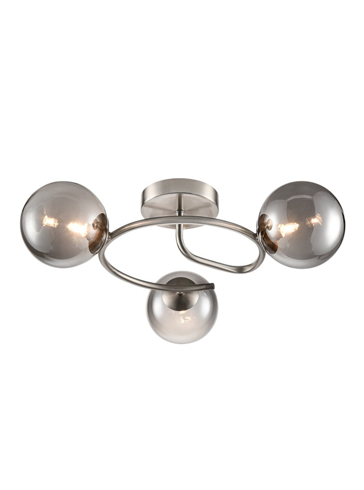 Franklite Atlas 3lt semi-flush fitting Atlas part no - FL2501-3-376