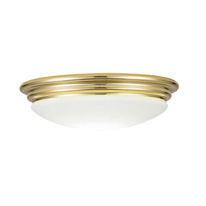 Elstead Lighting Brompton 1 Light Flush BATH-BROMPTON-F-PB