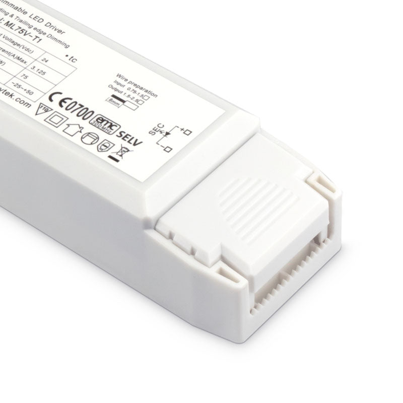JCC Lighting BC020001 24V 75W Triac dimmable IP20 driver