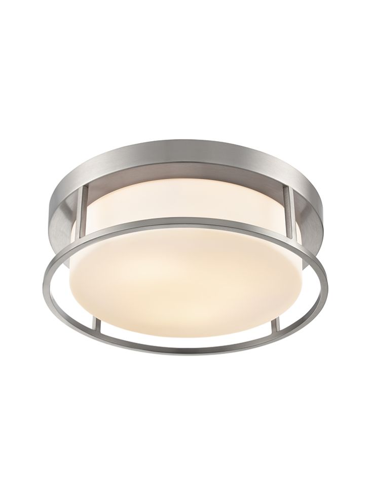 Franklite Blaine Satin Nickel 300mm Flush Ceiling Fitting Blaine part no - CF5829