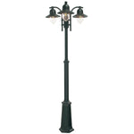 Norlys Como 3 Light Triple Head Post C7-BLACK