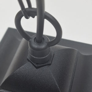 Elstead Lighting Chapel 1 Light Mini Chain Lantern CPM9-BLACK