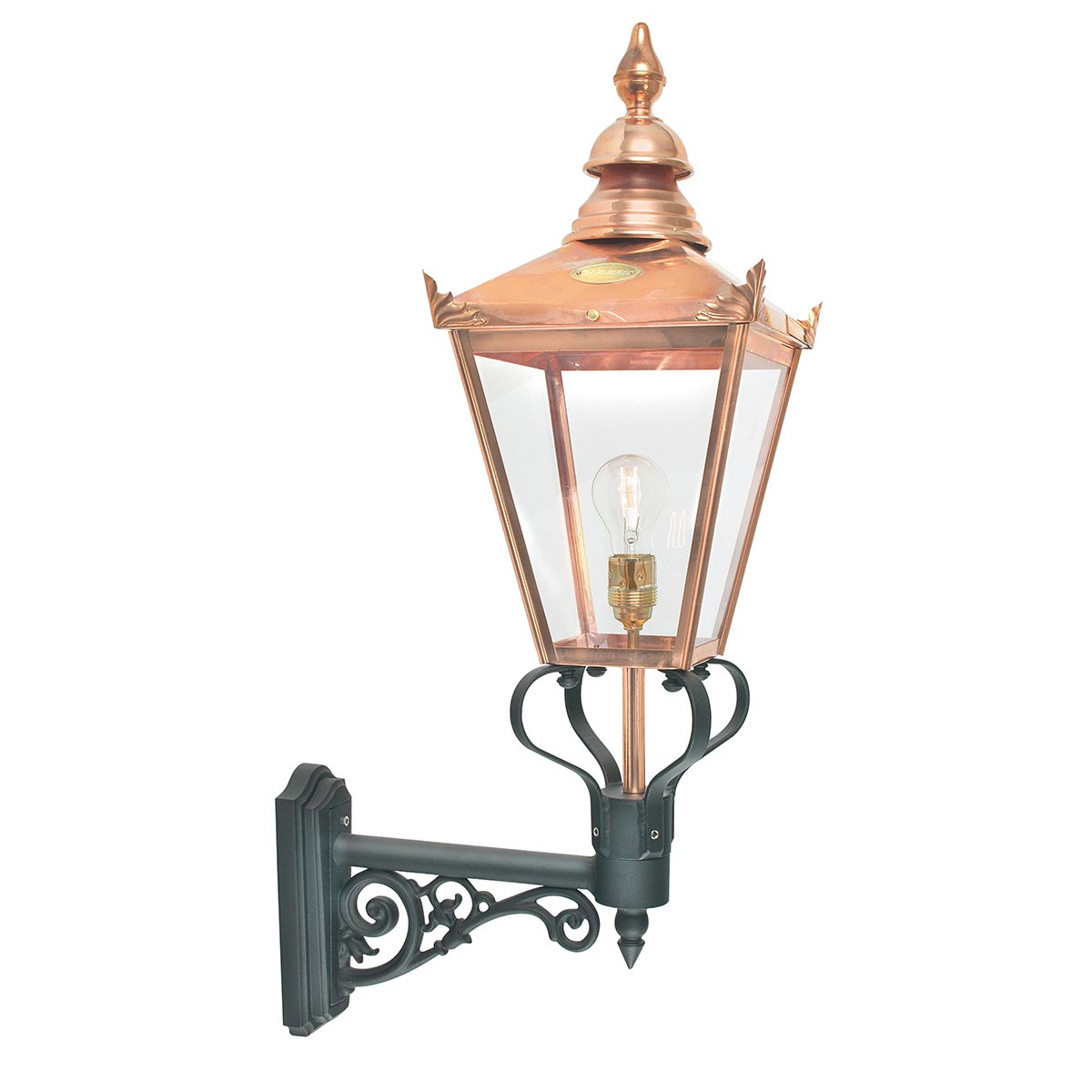 Norlys Chelsea 1 Light Wall Lantern CS1-COPPER