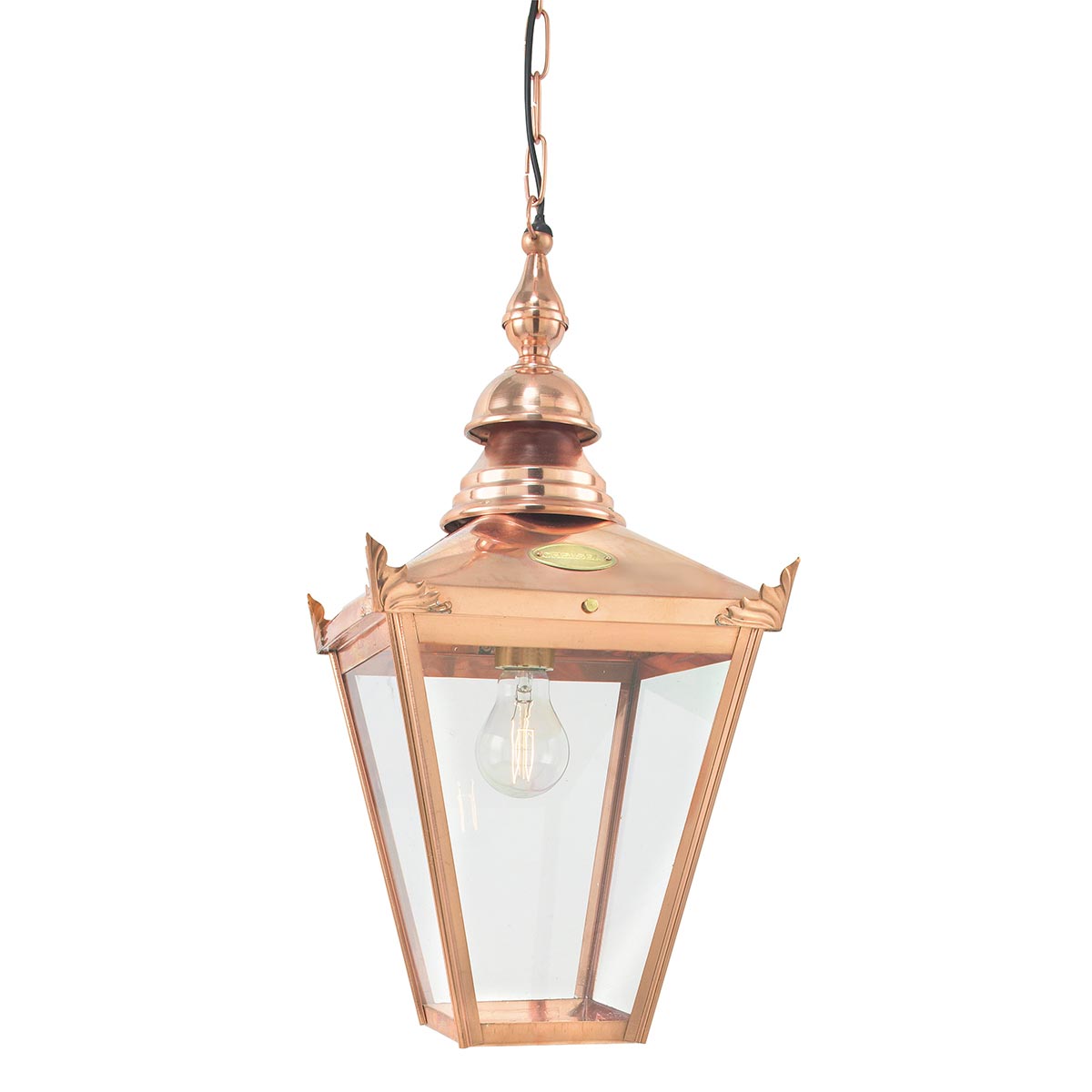 Norlys Chelsea 1 Light Chain Lantern CS8-COPPER