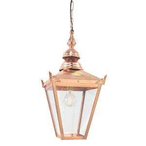 Norlys Chelsea 1 Light Chain Lantern CS8-COPPER