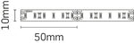JCC Lighting Part Number JC121400 LED Strip 10m 24V 4.8W IP20 3000K