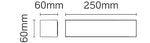 JCC Lighting JC17005 7.2W Surface mount linear downlight 110° beam angle IP65