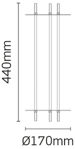 JCC Lighting JC39224 NiteLED Dome Bollard Root Kit