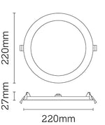 JCC Lighting JC73405 Skydisc IP20 16W 5700K