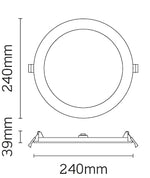 JCC Lighting JC72406 Skydisc IP20 22W 4700K