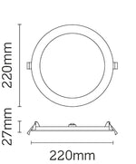JCC Lighting JC73507 Skydisc IP65 17W 5700K dimmable