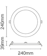 JCC Lighting JC72504DALI Skydisc IP65 23W 4000K DALI
