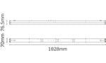JCC Lighting JC100033 Skypack QR High Output 6ft Single IP20 4000K 55W 7260lm