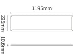 JCC Lighting JC080120 Skytile 1200x300mm 30W IP44 5700K 3000lm Tp(a) UGR <19 product image - Endon Lighting from First Light Direct with great prices and fast UK delivery