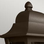Elstead Lighting Deco Lane 1lt Half Wall Lantern DECO-LANE7-BRONZE