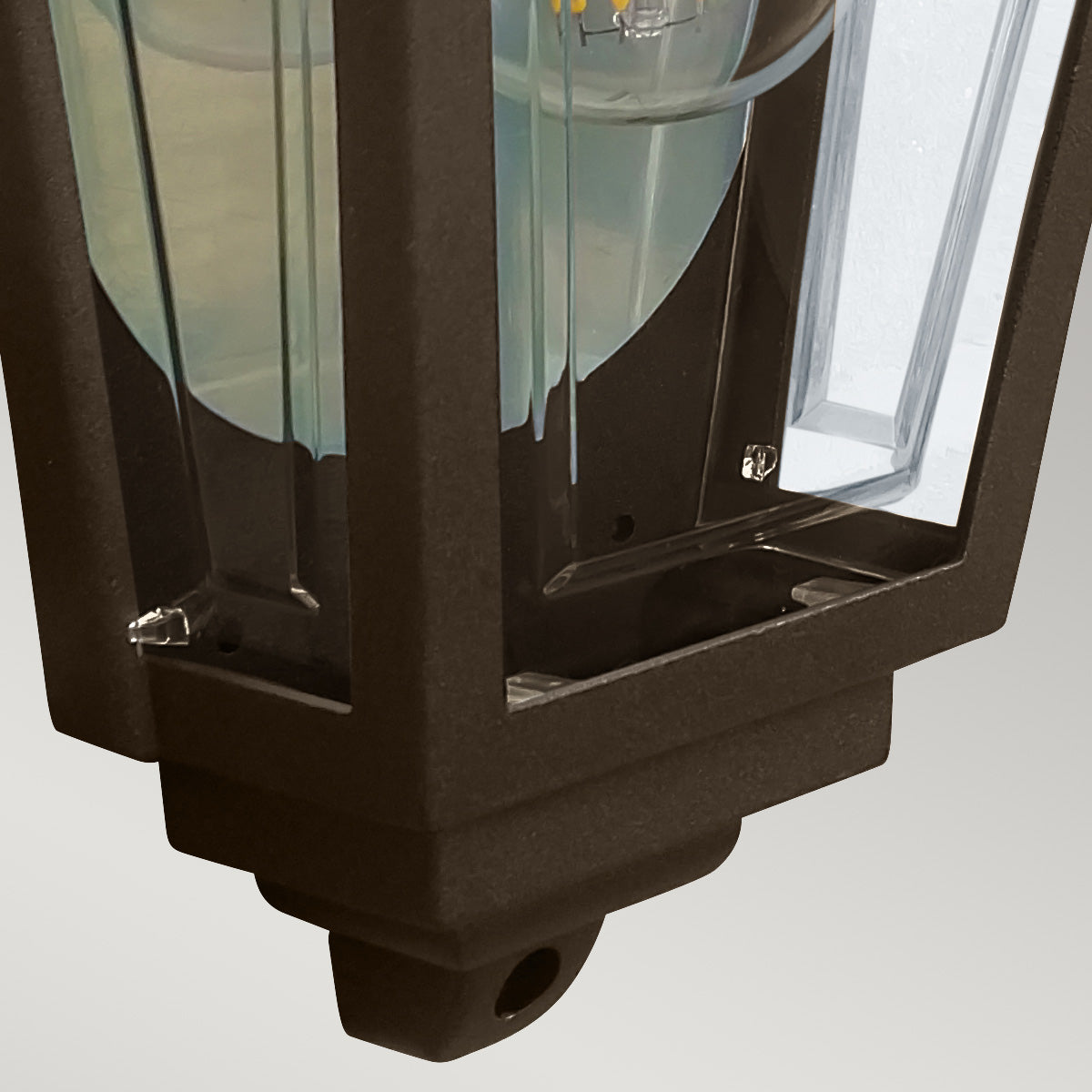 Elstead Lighting Deco Lane 1lt Half Wall Lantern DECO-LANE7-BRONZE