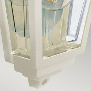 Elstead Lighting Deco Lane 1lt Half Wall Lantern DECO-LANE7-CREAM