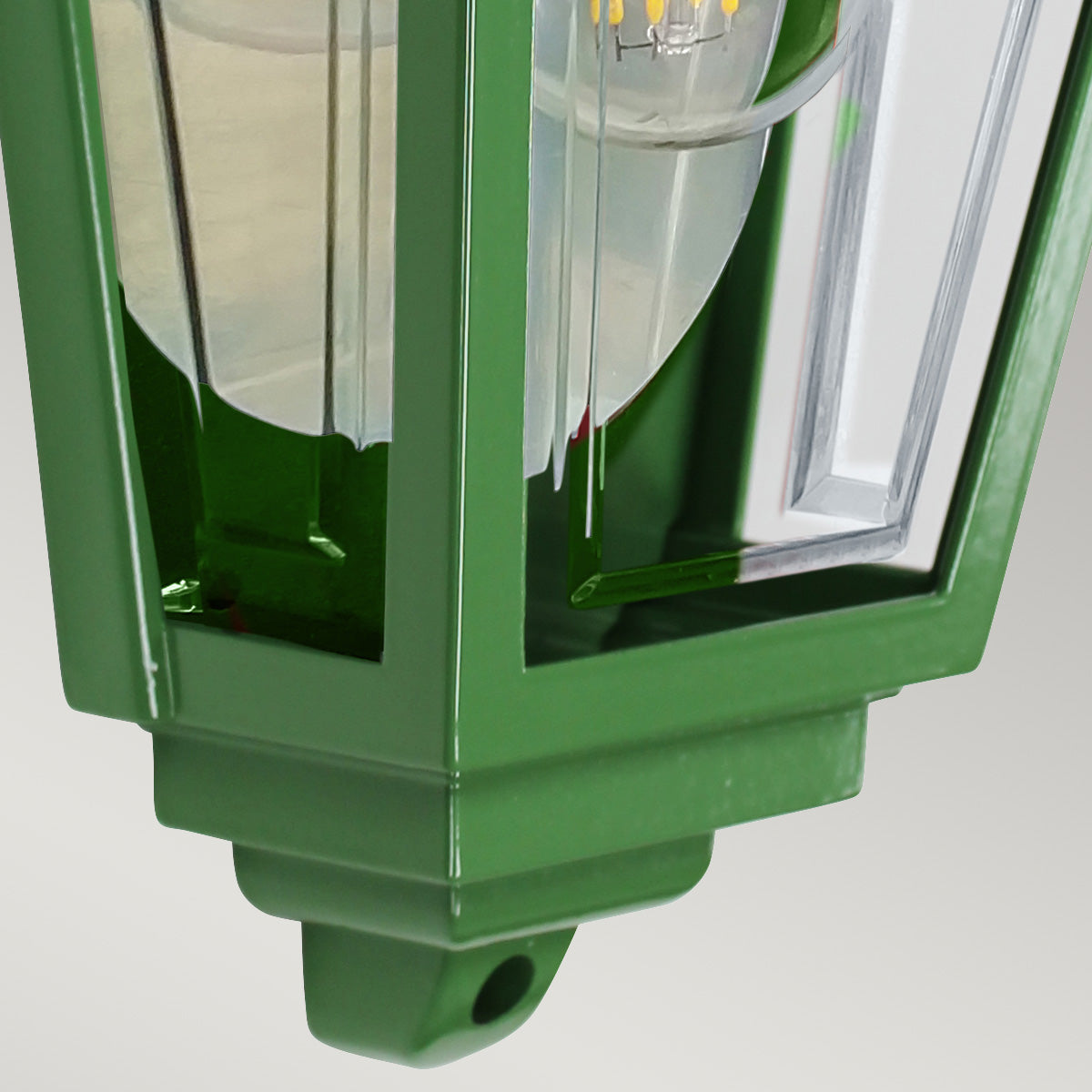 Elstead Lighting Deco Lane 1lt Half Wall Lantern DECO-LANE7-GREEN