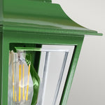 Elstead Lighting Deco Lane 1lt Half Wall Lantern DECO-LANE7-GREEN