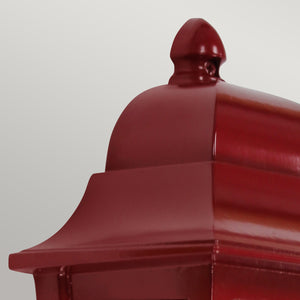 Elstead Lighting Deco Lane 1lt Half Wall Lantern DECO-LANE7-RED