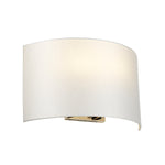 Designer's Lightbox Cooper Large Curved Wall Light with Polished Chrome Back Plate DL-COOPER-L-IV-PC