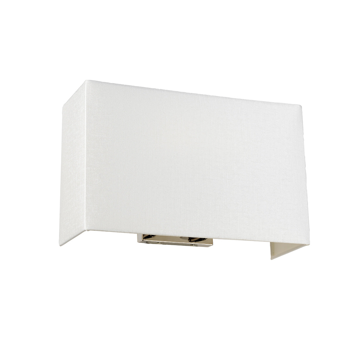 Designer's Lightbox Riley Large Rectangular Wall Light with Polished Chrome Back Plate DL-RILEY-L-IV-PC